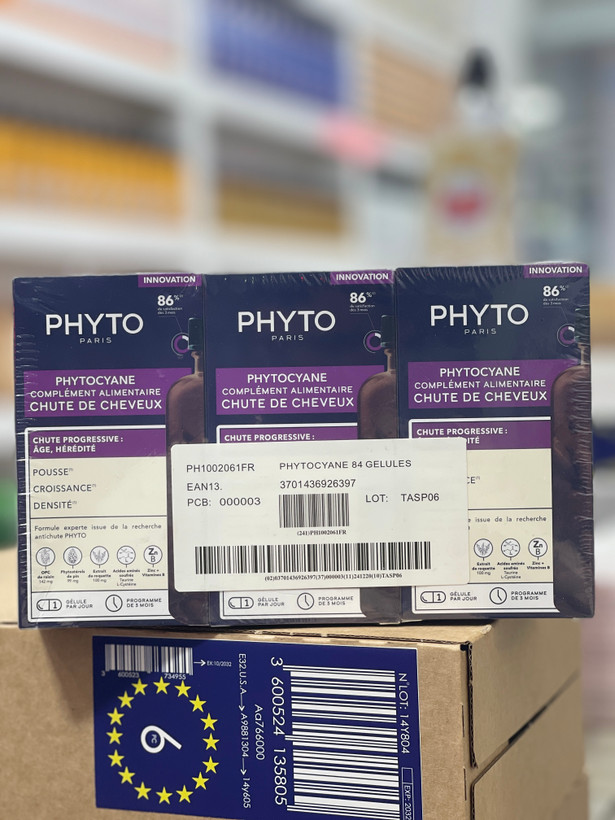 کپسول ضد ریزش مو فیتو ساین PHYTOCYANE اصل فرانسه | تقویت رشد و افزایش ضخامت مو