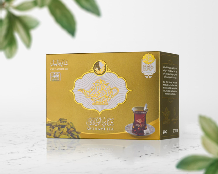 چای کد 310 طعم هل ابورامی 450 گرمی | چای سیلان اصل با عطر طبیعی هل و طعم اصیل عرب