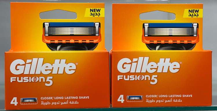 تیغ یدک ژیلت Fusion5 بسته ۴ عددی | اصلاحی نرم، دقیق و ماندگار