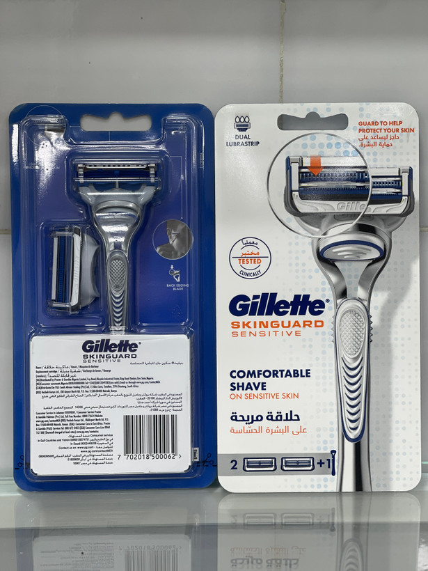 خودتراش ژیلت اسکین گارد مدل سنستیو (Gillette SkinGuard Sensitive) - همراه ۲ یدک - اصلاحی بدون التهاب