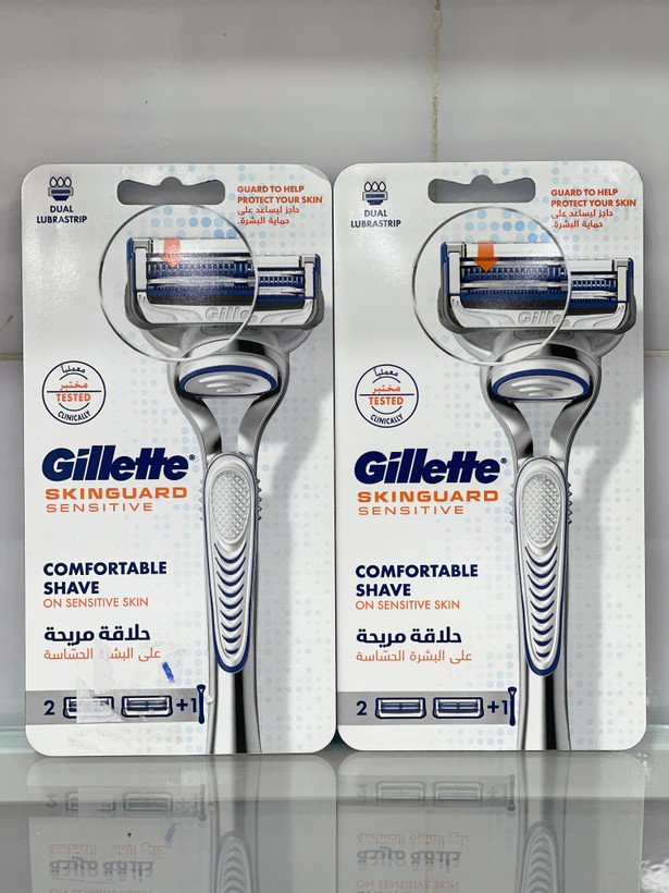 خودتراش ژیلت اسکین گارد مدل سنستیو (Gillette SkinGuard Sensitive) - همراه ۲ یدک - اصلاحی بدون التهاب