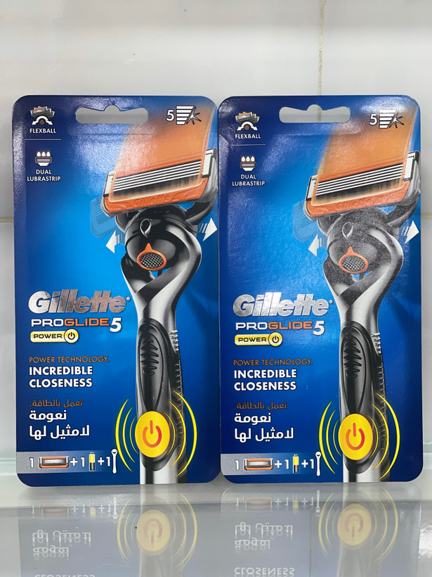 خودتراش دسته ژیلت پروگلاید 5 پاور اصل | Gillette ProGlide 5 Power با فناوری FlexBall و اصلاح فوقالعاده نرم