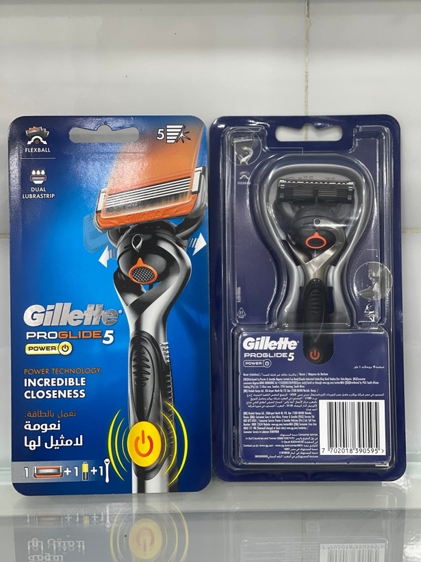 خودتراش دسته ژیلت پروگلاید 5 پاور اصل | Gillette ProGlide 5 Power با فناوری FlexBall و اصلاح فوقالعاده نرم