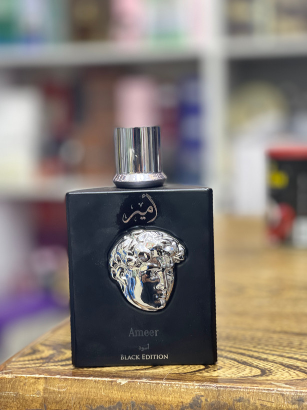 ادکلن امیر بلک ادیشن Ameer Black Edition حجم ۱۰۰ میل (رایحه تلخ و لاکچری )| اصل و اورجینال