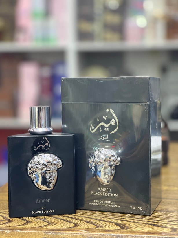 ادکلن امیر بلک ادیشن Ameer Black Edition حجم ۱۰۰ میل (رایحه تلخ و لاکچری )| اصل و اورجینال