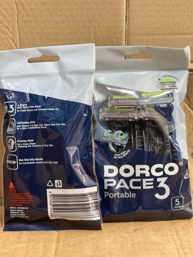 خودتراش دورکو 3 لبه 5 عددی مدل PACE 3 Portable - اصلاحی نرم و دقیق