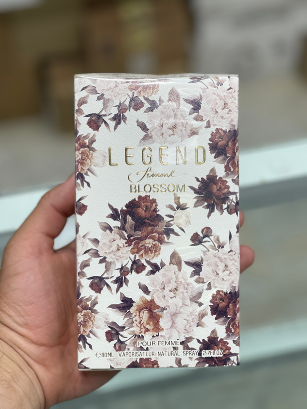 ادوپرفیوم زنانه لجند بلوسوم (Legend Blossom Femme) حجم 80 میلیلیتر | عطر زنانه با رایحه گلی و ماندگاری بالا