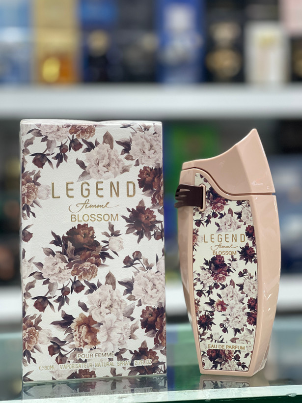ادوپرفیوم زنانه لجند بلوسوم (Legend Blossom Femme) حجم 80 میلیلیتر | عطر زنانه با رایحه گلی و ماندگاری بالا