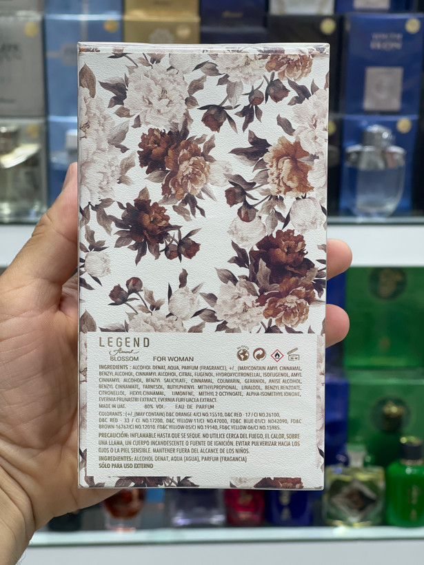 ادوپرفیوم زنانه لجند بلوسوم (Legend Blossom Femme) حجم 80 میلیلیتر | عطر زنانه با رایحه گلی و ماندگاری بالا