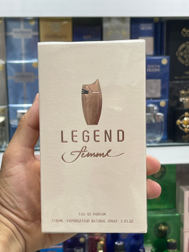 ادوپرفیوم زنانه لجند فم (Legend Femme) حجم 80 میل | عطر زنانه لوکس با رایحهای ماندگار و جذاب