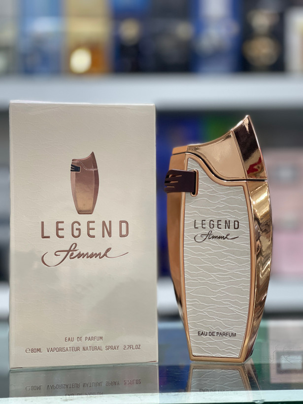 ادوپرفیوم زنانه لجند فم (Legend Femme) حجم 80 میل | عطر زنانه لوکس با رایحهای ماندگار و جذاب