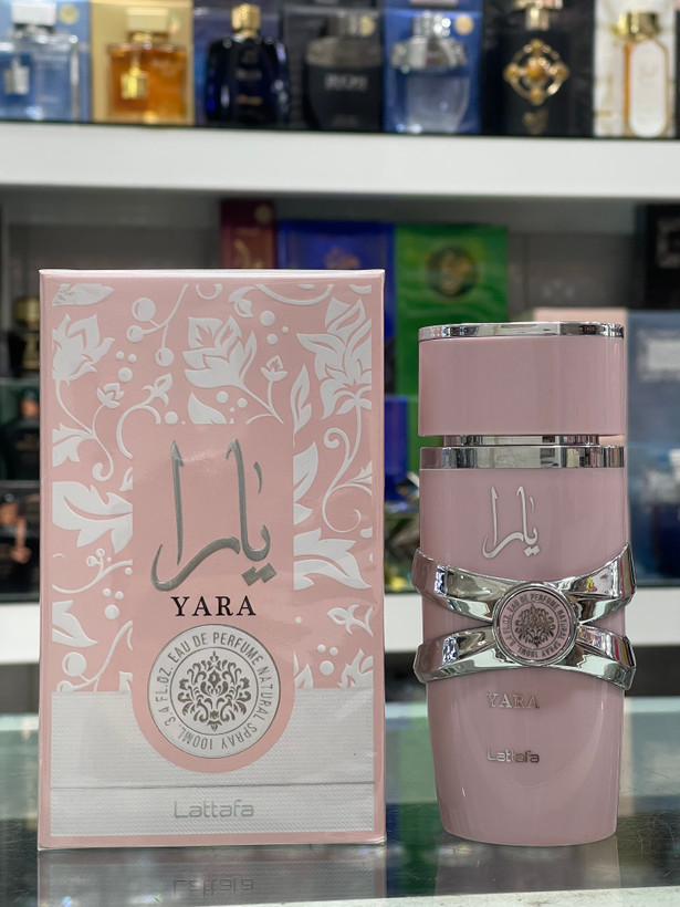 عطر ادکلن لطافه یارا (Lattafa Yara) | رایحه زنانه وانیلی، گلی و شیرین (۱۰۰ میل)