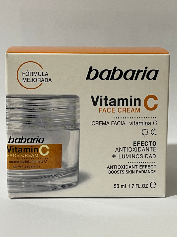 کرم صورت ویتامین C باباریا Babaria Vitamin C Face Cream 50ml | روشنکننده، آنتیاکسیدان و افزایش درخشندگی پوست