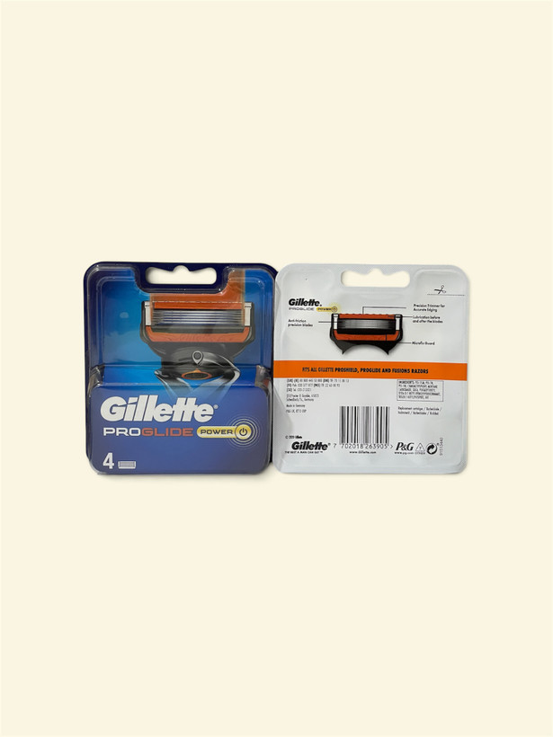 تیغ یدک ژیلت پروگلاید پاور ۴ عددی اصل آلمان | Gillette ProGlide Power